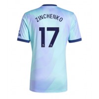 Dres Arsenal Oleksandr Zinchenko #17 Tretina 2024-25 Krátky Rukáv